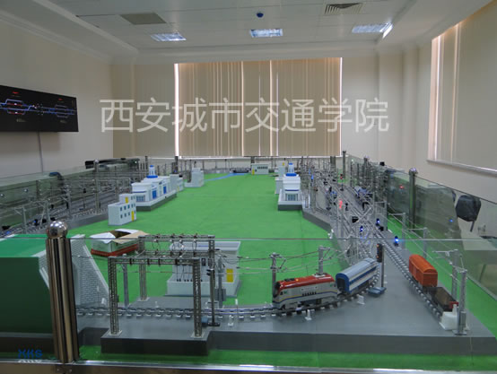 轨道交通接触网牵引供电实训沙盘